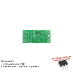 Czasowy włącznik zbliżeniowy - PCB i mikroprocesor do projektu AVT 1980