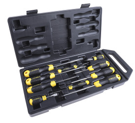 Zestaw wkrętaków Stanley Pozidriv, płaska 10 szt.