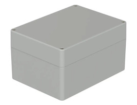 PC enclosure, (L x W x H) 160 x 120 x 90 mm, light gray (RAL 7035), IP66, 02238094