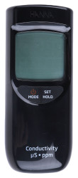 Miernik przewodności HI99300 3999μS/cm 0μS/cm ±2% 1 μS/cm AAA 500 godz. Akumulator 143 x 80 x 38mm 320g 38mm 143mm