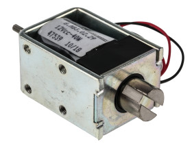 Elektromagnes liniowy 12 V dc 10mm Funkcja Push Pull siła utrzymująca: 5N