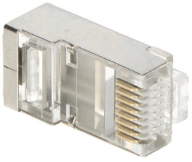 Wtyk teleinformatyczny ekranowany RJ45 FTP kat. 6 RJ45T/6-EKRAN*P100 TYP EZ