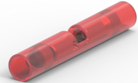 Butt connectorwith insulation, 0.3-1.42 mm², AWG 22 to 16, red, 32.13 mm, 320559
