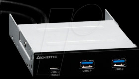 MUB-3003C Front panel, 3.5 inches, 1x USB 3.1 Type-C, 2x USB 3.0 Type-A