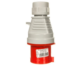 Wtyczka izolacyjna przenośna 32A 400V 4P IP44 /szybkozłączne/ 3647-326