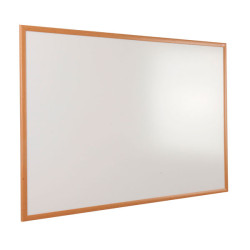 Write-On&#xAE; Eco-Friendly Whiteboard 1200x2400mm Light Oak Effect Frame