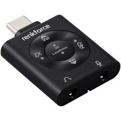 Renkforce RF-SGA-171 Adapter USB-C to 3.5mm Microphone and Headphones