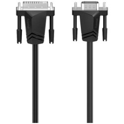 Hama 00200714 DVI/VGA Adapter cable Black 1.50m DVI-I 18&#x2B;5 VGA 15-pin