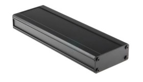 Obudowa radiatora Czarny IP40, 300 x 100 x 41mm, RS PRO