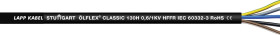 LAPP 1123418/100 Przewód sterowniczy ÖLFLEX® CLASSIC 130 H BK, 2 x 1.5 mm², 100 m