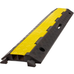 Najazd kablowy 2 kanały 32mm, otwierany, ciężki próg z odporną, gumową podstawą i otwieraną pokrywą NEKU