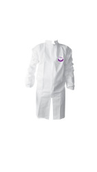 Fartuch laboratoryjny, Unisex, Biały, rozmiar: XL