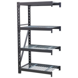 Sealey AP6372E Heavy-Duty Racking Extension Pk4 Mesh Shelves 640kg CapPer Level