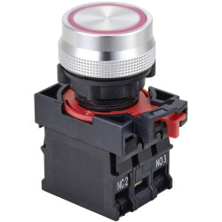 TruComponents 782573 Pushbutton ,Panel Mount,On/On,NO/NC,Scr/term,IP40