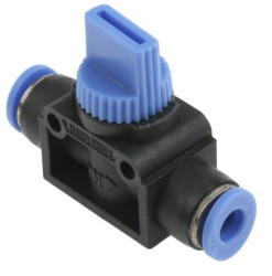 Zawór regulacyjny pneumatyczny z przełącznikiem pokrętnym 6mm RS PRO