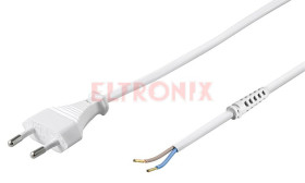 PRZYŁĄCZACZ JEDNOSTRONNY 2X0.5MM2 2.0M BIAŁY 2.5A