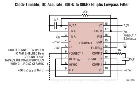 14-Bit DC Accurate Clock-Tunable, 8th Order Elliptic or Linear Phase Lowpass Filter