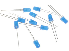 Dioda LED 5mm niebieska (10 szt)
