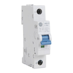Wyłącznik nadprądowy MCB, Typ C, 1-biegunowy, 500mA, na szynę DIN, Allen Bradley 1492-D1C005, 1492-D