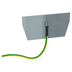 Część do drzwi i okien Płytka rozdzielająca Schneider Electric Metal