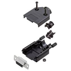 Encitech 6355-0032-12 D-Sub Receptacle set 15 Pins Solder Bucket