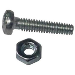 Śrubka M2x8 z nakrętką do mocowania adapterów światłowodowych FO 100szt.