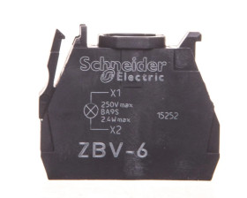 Zestaw świetlny O22 bez żarówki BA9S 250V ZBV6