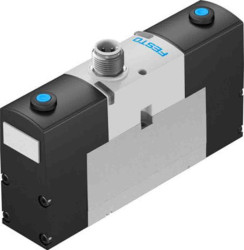 Zawór elektromagnetyczny Festo 5/3 zamknięte M12 x 1 Elektryczny 8 bar 5 portowy VSVA-B-P53C-H-A1-1R5L 24V