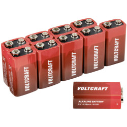 VOLTCRAFT 6LR61 9 V PP3 battery Alkaline 550 mAh 9 V0