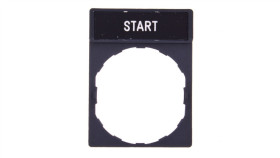 Szyld Opisowy 30X40mm Z Etykietą 8X27mm Start Zby2303