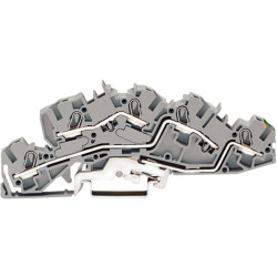 WAGO 2005-7645 L/L/PE Multilevel Installation Terminal Block Grey