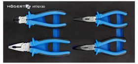 Zestaw szczypiec 4 szt., wkład EVA HT7G130