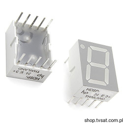 HDSP-5551 LED RED 7-Segm Comm Anode 14.2 mm THT AVAGO