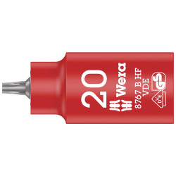 Wera 05004920001 8767 B VDE HF TORX&#xAE; Zyklop Bit Socket 3/8&quot; Drive TX 20 x 55 mm