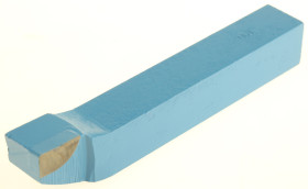 Nóż tokarski obrotowy, 5°, 140 mm, Lutowana końcówka z węglika, P30