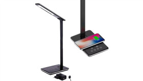 Lampka Biurkowa 3W1 4W 500Lm Ładowarka Indukcyjna Ww Barwa Zmienna Ip20...