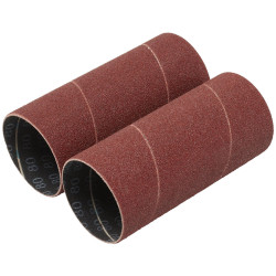 Draper 08405 Aluminium Oxide Sanding Sleeves, 50 x 115mm, 80 Grit (Pack of 2)