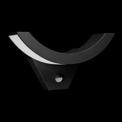 SPINEL LED 10W. oprawa ogrodowa z czujnikiem ruchu 140°. 800lm. IP54. 4000K. IK10. czarna OR-OP-6119BLPMR4