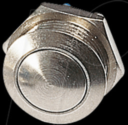 AV1630C900 Vandal-proof push-button, 2 A 48 V, domed button