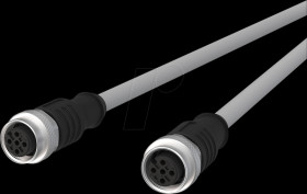142MJA22050 Sensor cables, M12, 5-pin, coupling > coupling, 5 m