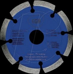 752455 Diamond cutting disc 115 mm, "Blue"