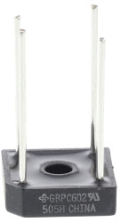 Mostek prostowniczy Jednofazowy 6A 200V Połączenie silikonowe GBPC6