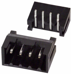 Wtyk PCB 4-pinowe raster: 2.0mm -rzędowe Hirose Przewlekany 3.0A 250.0 V.