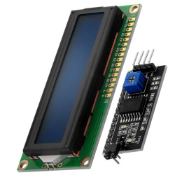 HD44780 1602 LCD module Display Bundle with I2C interface 2x16 characters compatible with Arduino and Raspberry Pi