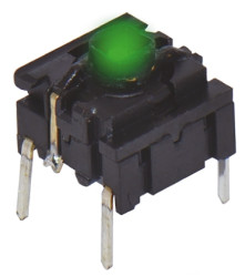 Klosz do przycisku dotykowego SPST 50 mA przy 24 V DC IP67 6.4mm