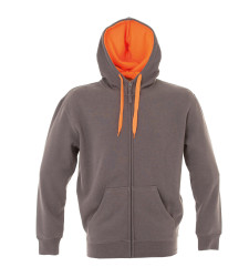 Sweter, 989345, Unisex, XL, XL, Ciemnoszary, Bawełna 35%, Poliester 65