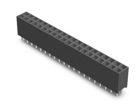 Gniazdo na goldpin 2x20pin proste do druku