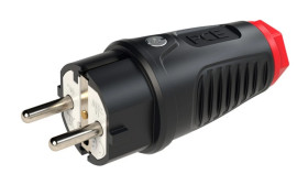 Wtyczka gumowa 16A 2P+Z 230V UNI-SCHUKO IP54 TAURUS2 0521-sr