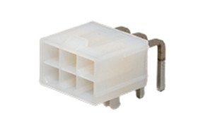 Listwa stykowa PCB 6-pinowe 5569 raster: 4.2 mm Kąt prosty 2-rzędowe Molex Otwór przelotowy 600 V W osłonie