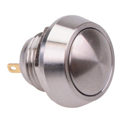 Off-(On) Stainless Steel Momentary Vandal Push Button Switch 2A SPST